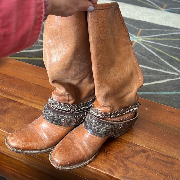Freebird Breck boots. Super rare. generous calf size. removable adornments - Picture 3 of 14